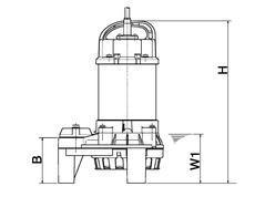 最も優遇 ツルミ TM 海水用水中チタンポンプ 50HZ 口径50mm 単相100V